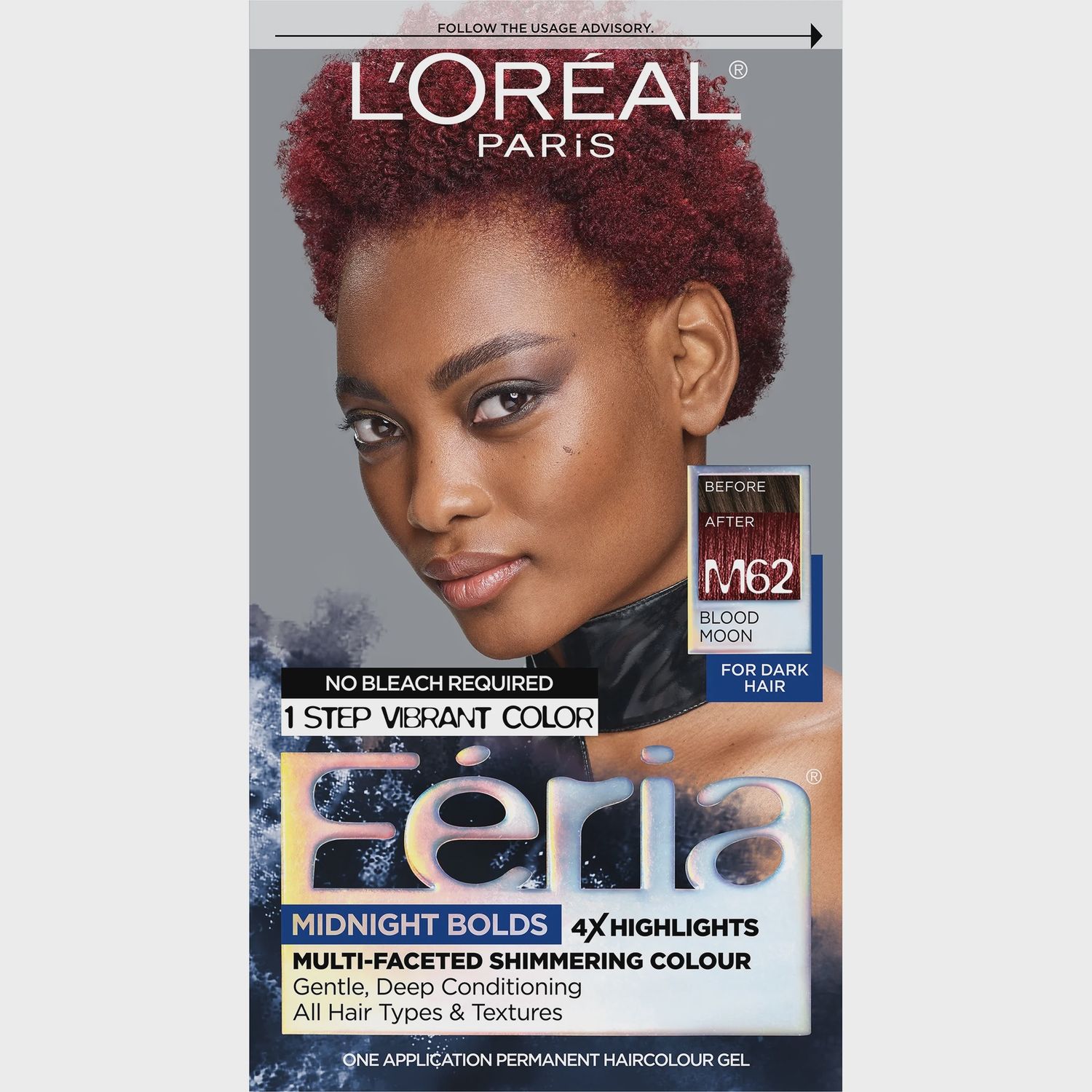 Loreal Paris Féria Shimmering Hair Color choose color