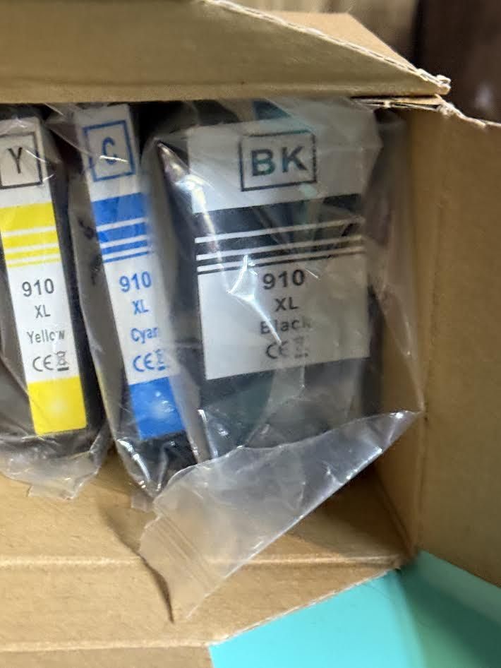 910XL Black, Cyan and Yellow