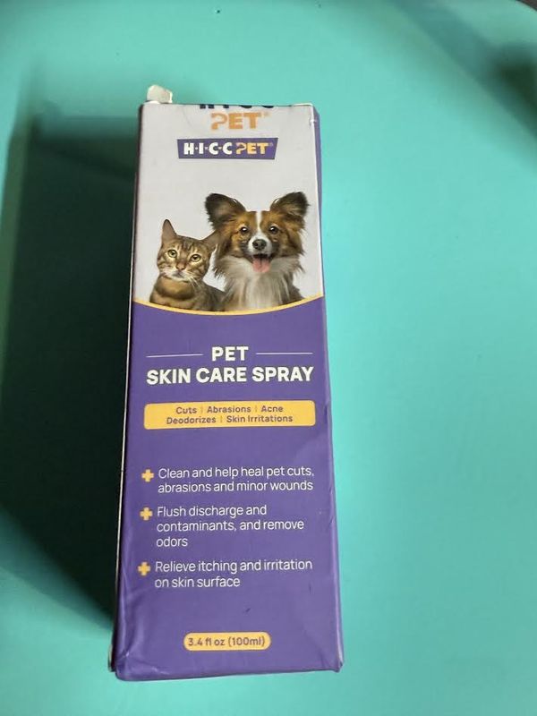 HICC PEt Pet Skin Care Spray 3.4 fl oz