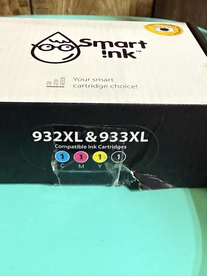 Smart Ink 932XL and 933XL Cyan, Magenta, Yellow and Black