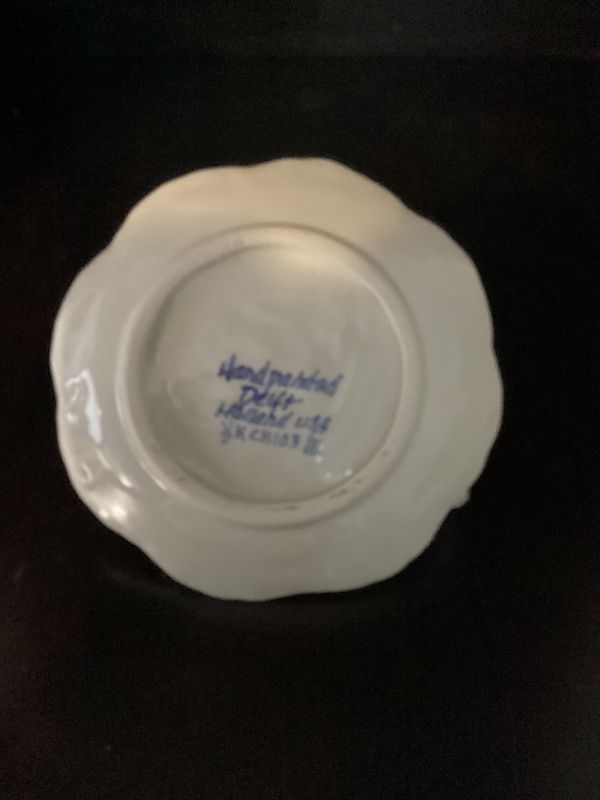 Delft Candle Holder Vintage