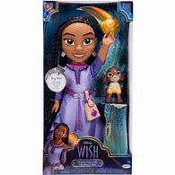 Disney Wish Singing Asha 14” Doll With Valentino And Star Doll Brand New