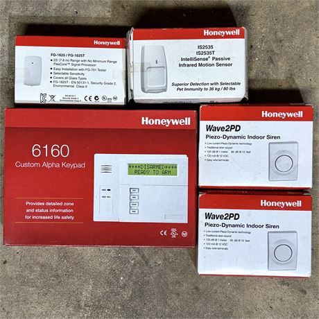 Honeywell 6160 Custom Alpha Keypad security system