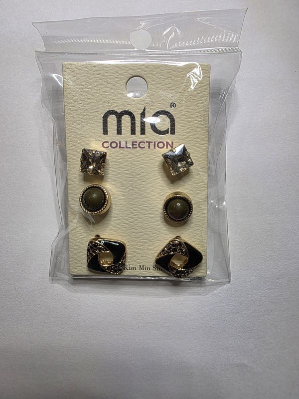 MIA Collection set of 3 earrings NEW