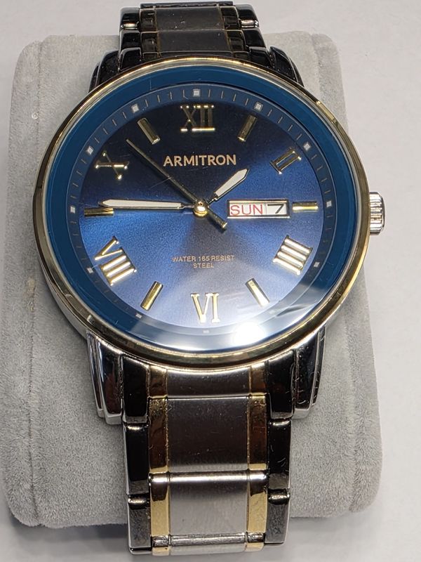 Armitron Mens Watch 20/4935tc pre owned