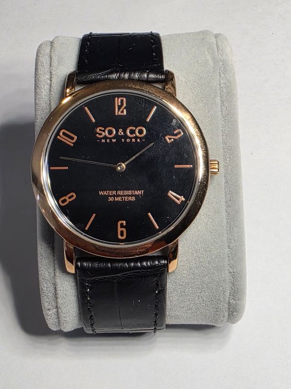 SO &amp; CO WATCH NEW YORK pre owned