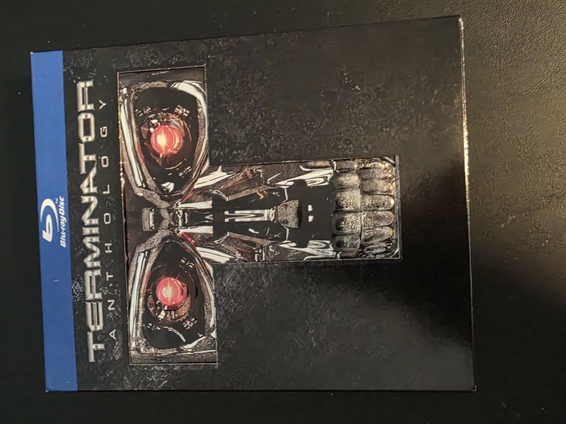 Terminator Anthology Blu Ray 5 Disc Set T2 T3 Salvation &amp; Bonus Disc pre owned