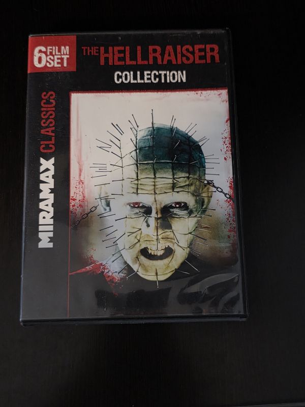 The Hellraiser Collection 6 Film Set DVD Miramax Classics VG- 3 Disc pre owned like new