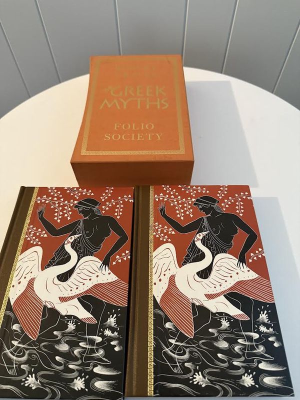 Folio Society The Greek Myths Volume 1 &amp; 2 Set Robert Graves Hardcover Slip Case