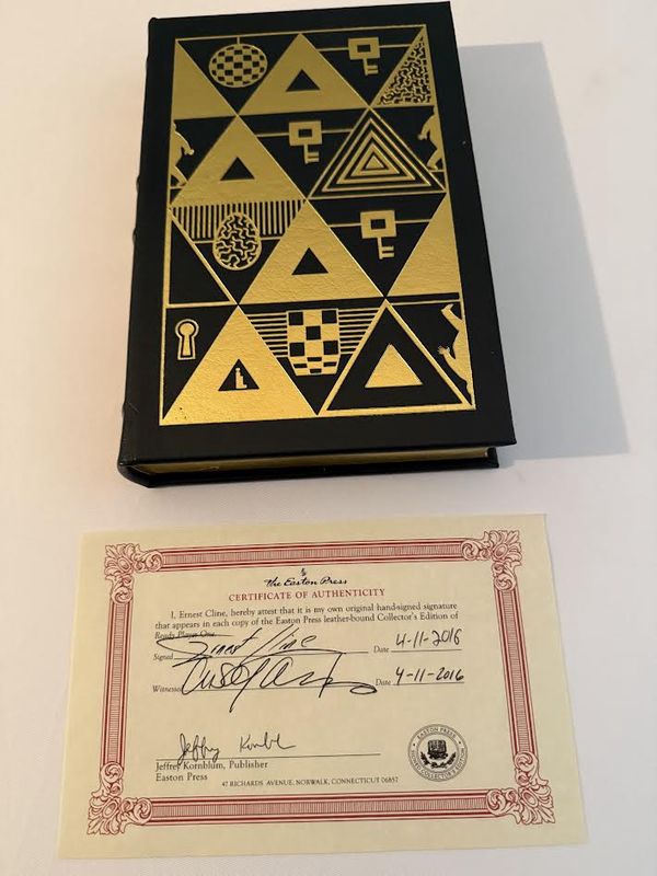 Easton Press Ready Player One Signed Collectors Edition with Certificate of Authenticity