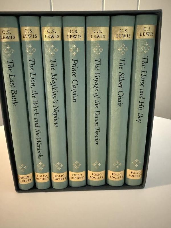 Folio Society The Chronicles of Narnia C.S. Lewis 7 Book Set