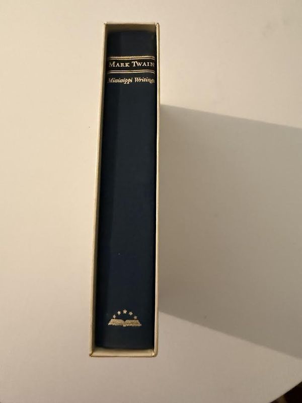 Mark Twain Mississippi Writings Novel with Slip Case