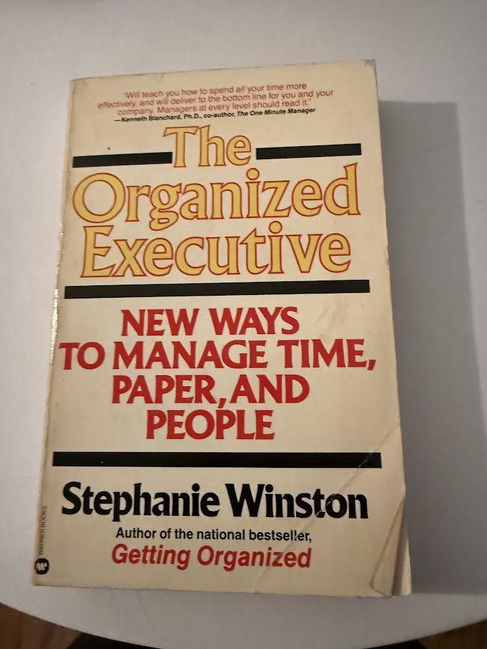 The Organized Executive Book by Stephanie Winston