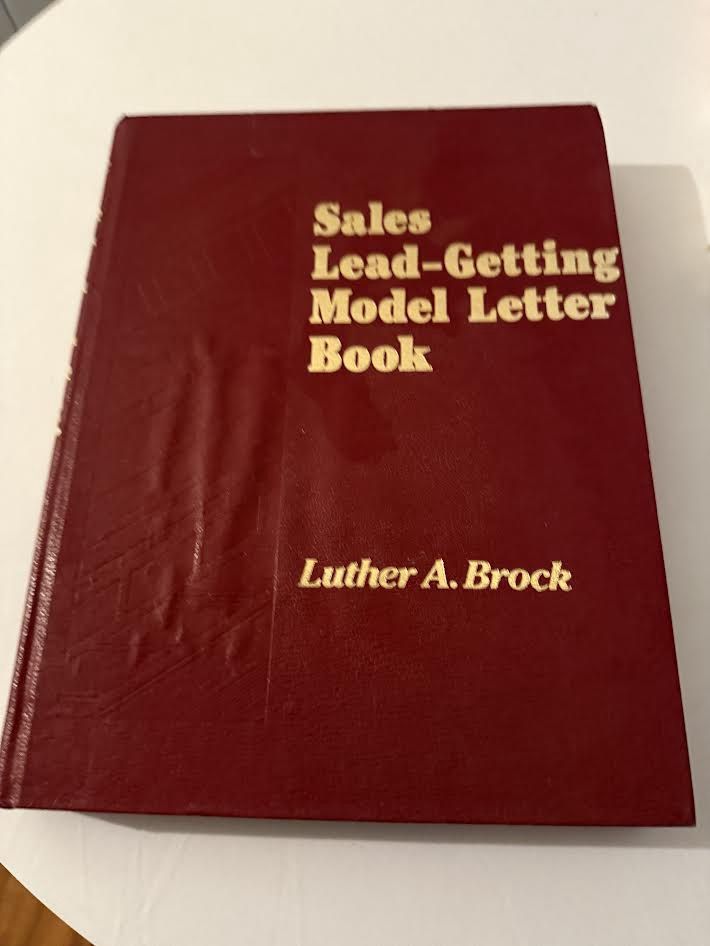 Sales Lead-Getting Model Letter Book by Luther Brock