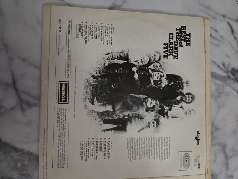 The Best Of The Dave Clark Five ~ Starline Records SRS 5037  VINYL PRE OWNED