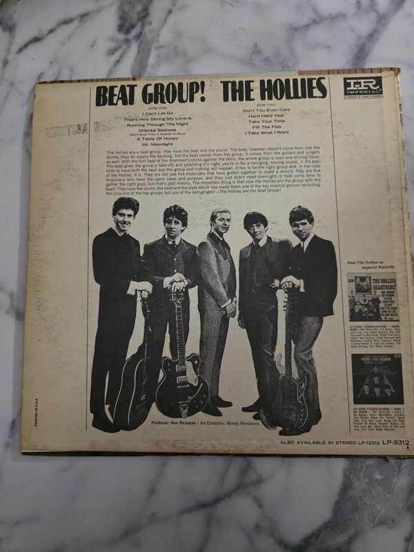 The Hollies • Beat Group! VINYL RECORD LP 1966 PRE OWNED