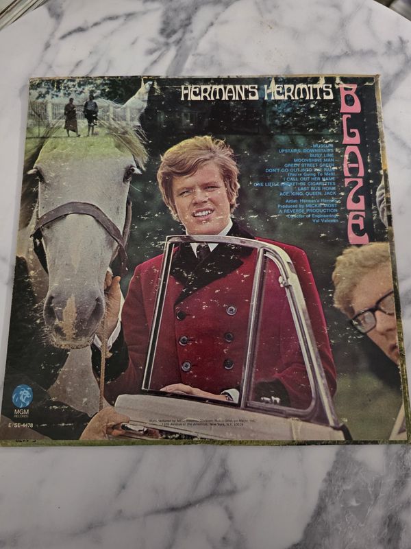 Hermans Hermits Vinyl LP Blaze 1967 PRE OWNED