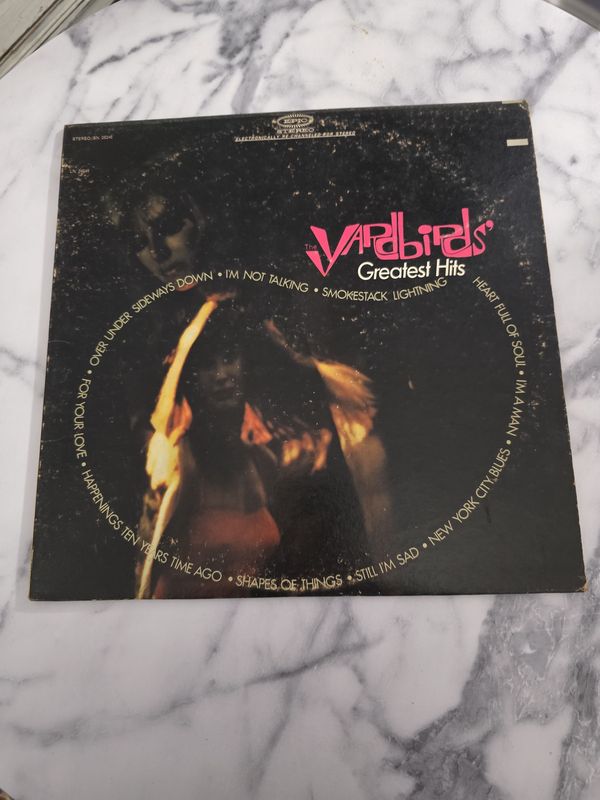 THE YARDBIRDS   GREATEST HITS LP 1967 EPIC BN 26246   FIRST STEREO PRESS VINYL PRE OWNED