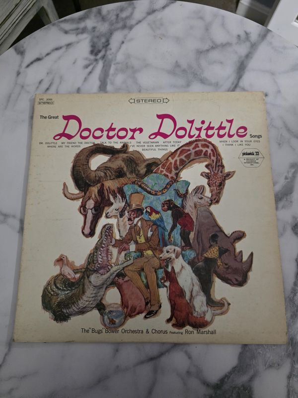 The Great Doctor Dolittle Vintage Vinyl Record LP SPC 3088  PRE OWNED