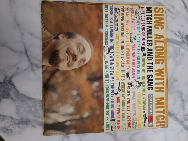 Mitch Miller And The Gang Sing Along With Mitch 33.3 RPM 12&quot; CL-1160 VINYL PRE OWNED