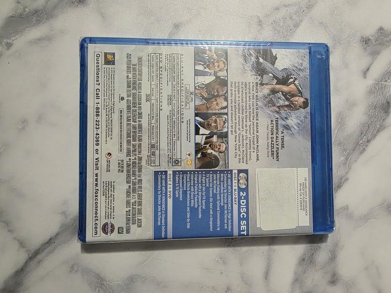 Die Hard With a Vengeance (Blu-ray) Bruce Willis New Sealed
