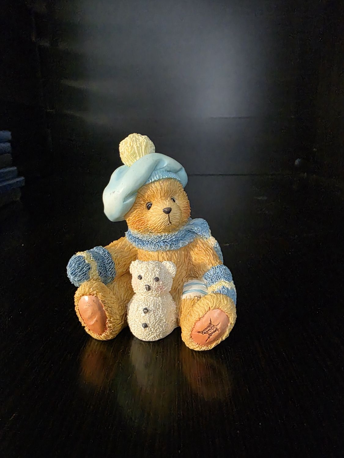 Enesco Cherished Teddies JACK January New Year With Old Friends Snowman914754 PRE OWNED