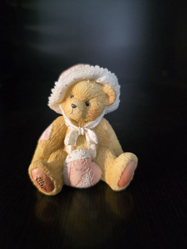 Cherished Teddies Phoebe 1993 - 914762 &quot;Be Mine&quot; February Enesco Figurine PRE OWNED