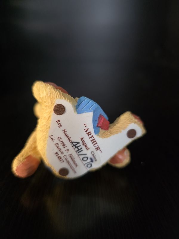 Enesco - Cherished Teddies "Arthur" August "Smooth Sailing" 914827 PRE OWNED