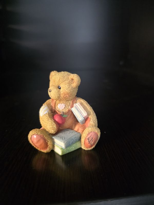 1993 Cherished Teddies September &quot;School Days&quot; SETH figurine 914835 Bear PRE OWNED
