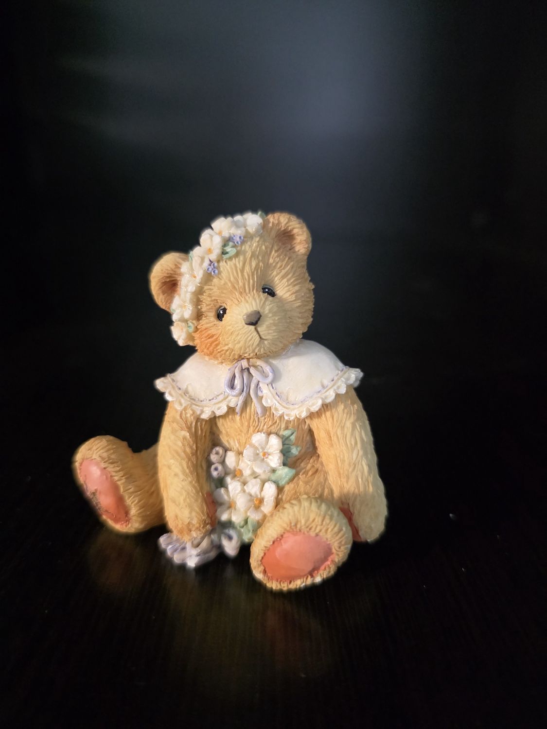 Cherished Teddies May 914797 &quot;Friendship Is In Bloom&quot; - 1993 Enesco PRE OWNED
