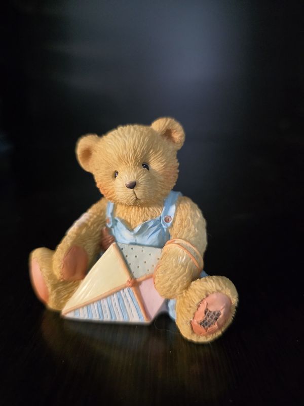 Cherished Teddies Enesco 1993 &quot;Friendship In The Air&quot; Mark March Bear 914770 PRE OWNED