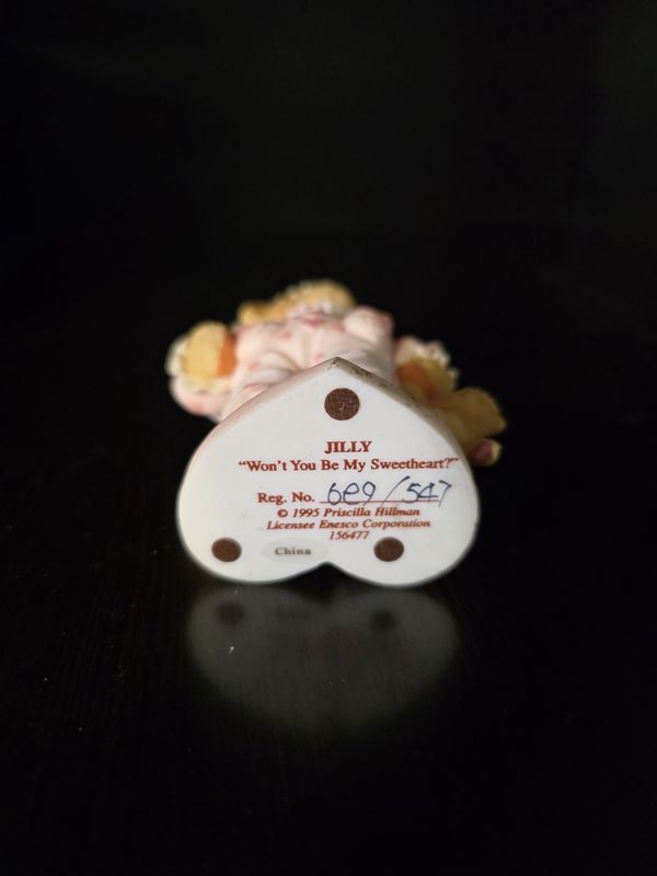 Cherished Teddies "Jilly" 156477 "Won't You be my Sweetheart" PRE OWNED
