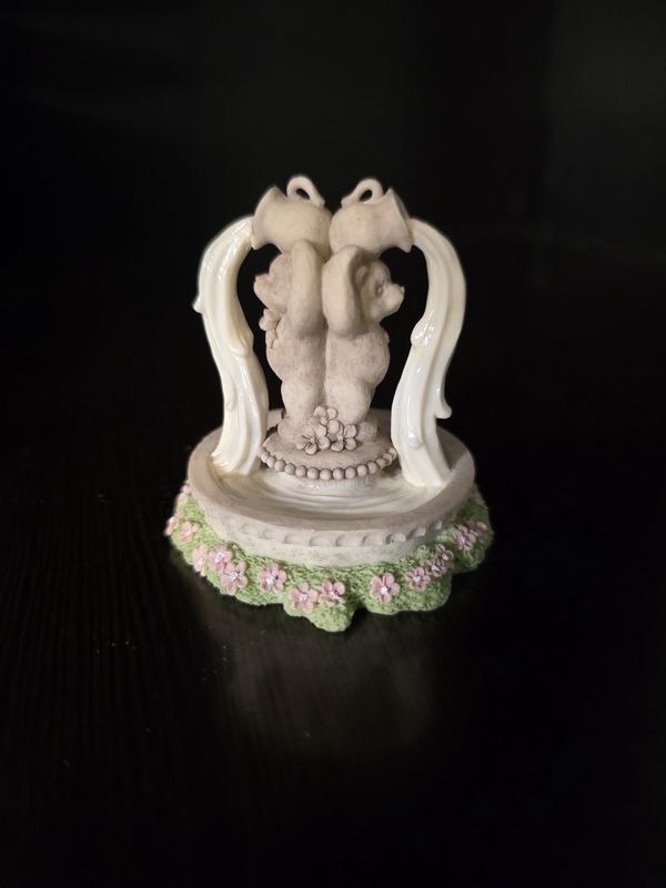 Cherished Teddies Members Only Accessory Mailbox Lamp post Fountain CT983  PR OWNED
