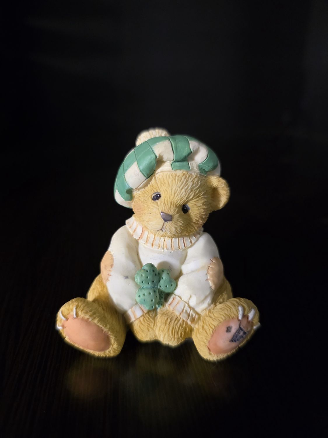 1993 Enesco Cherished Teddies Sean &quot;Luck Found Me A Friend In You&quot; 916439 PRE OWNED