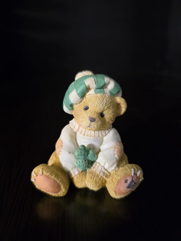 1993 Enesco Cherished Teddies Sean &quot;Luck Found Me A Friend In You&quot; 916439 PRE OWNED