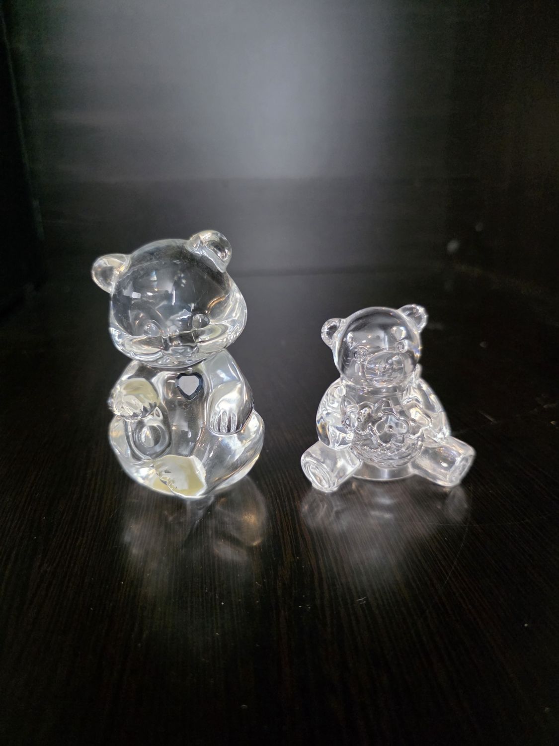 Fenton and Avon Glass Bear Figurines