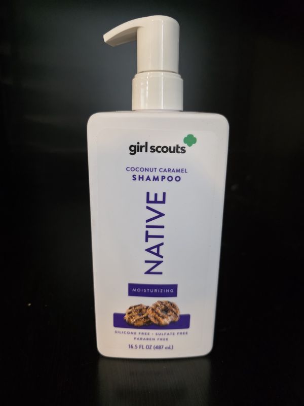 Native Girl Scouts Coconut Caramel Moisturizing Shampoo With Pump 16.5 oz