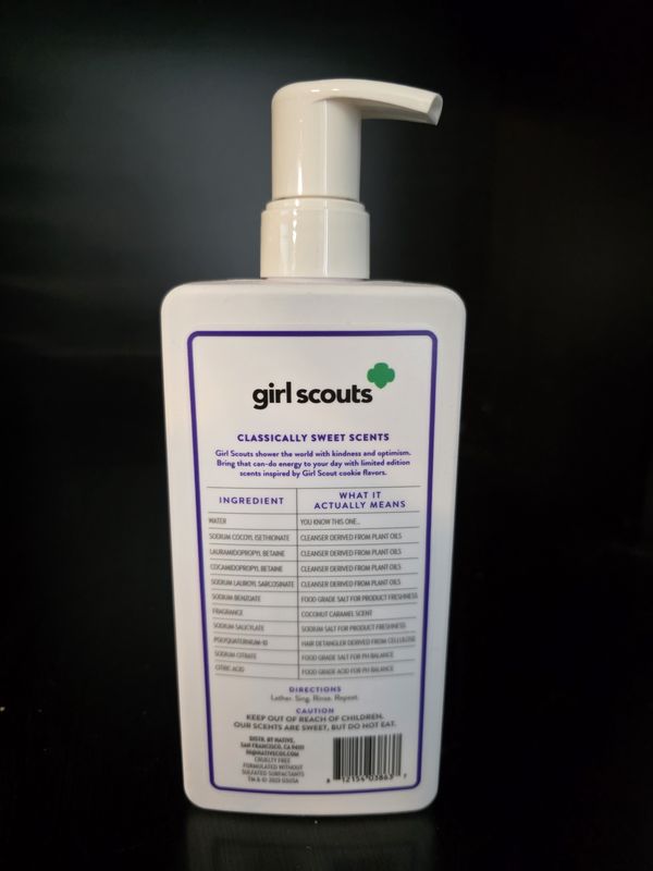 Native Girl Scouts Coconut Caramel Moisturizing Shampoo With Pump 16.5 oz
