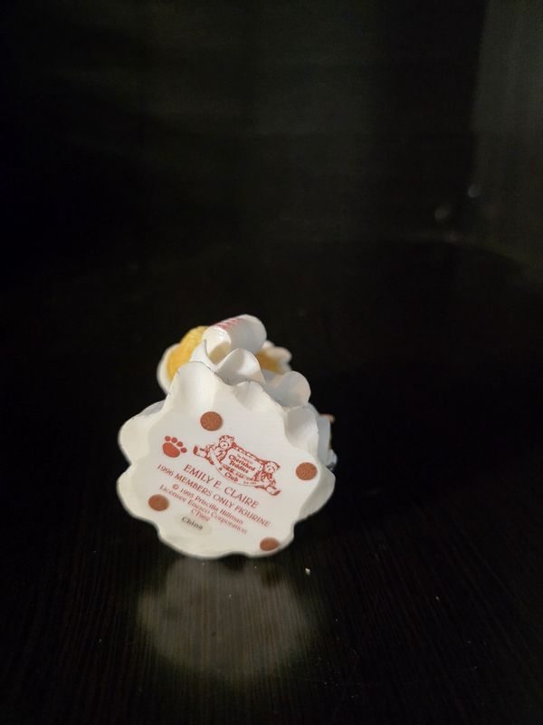 Cherished Teddies Emily E Claire 1996 Members Only Figurine Enesco CT962 ENESCO PRE OWNED