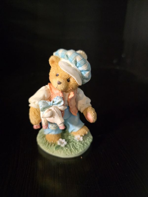 Cherished Teddies Tom, Tom The Piper&#39;s Son Wherever You Go I&#39;ll Follow 624810 ENESCO PRE OWNED