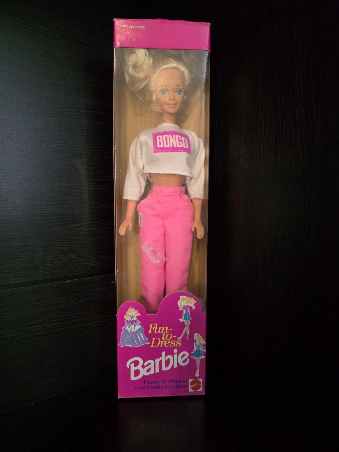 VINTAGE 1992 BARBIE FUN -TO- DRESS  IN BOX