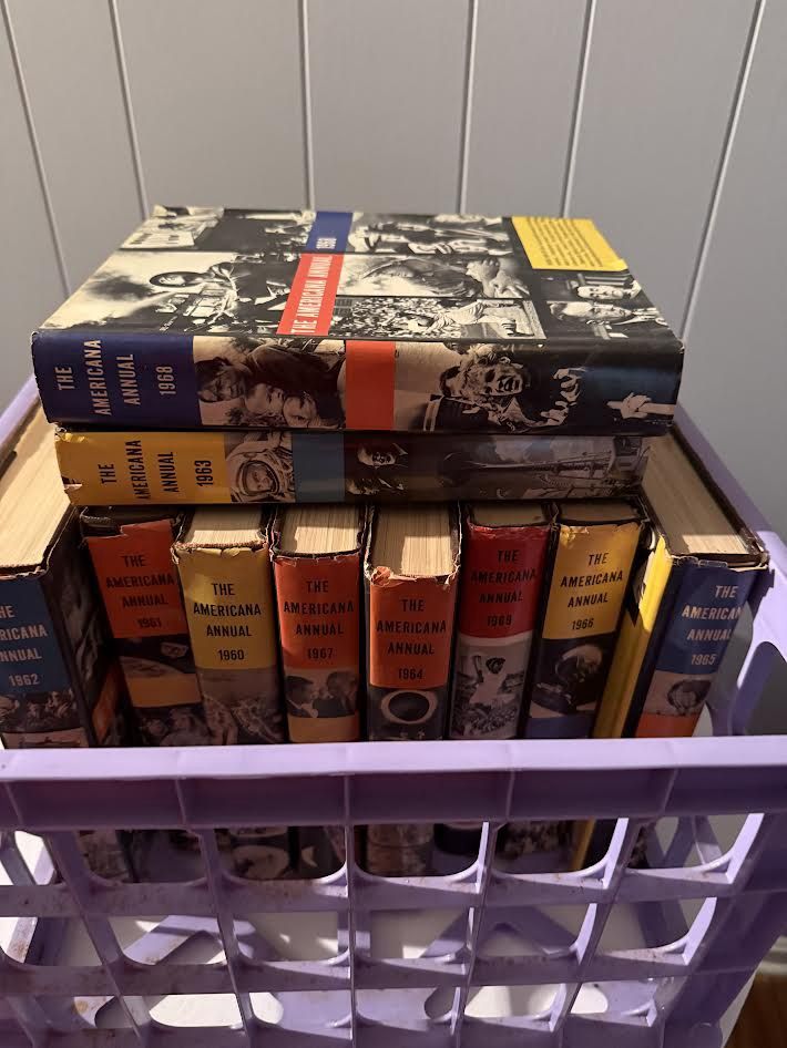 The Americana Annual Books 1960-1969