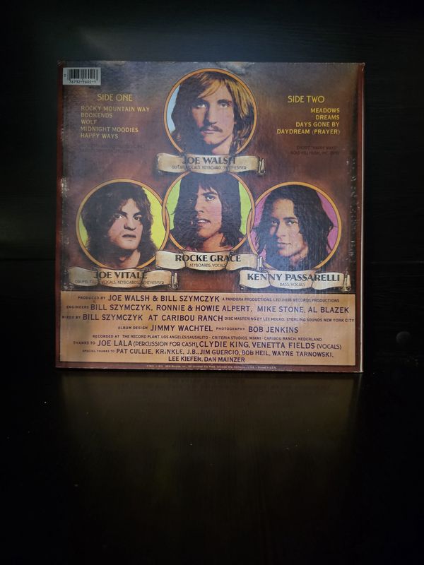 JOE WALSH THE SMOKER YOU DRINK THE PLAYER YOU GET (VG) DSX-50140 LP VINYL RECORD PRE OWNED