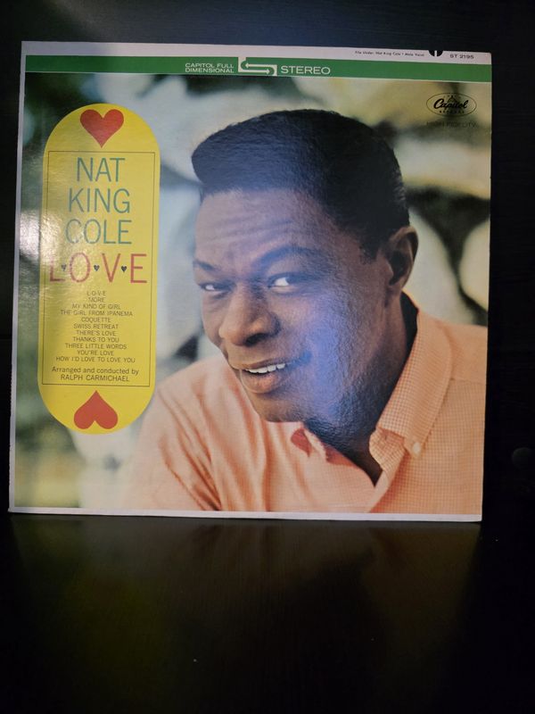 L O V E Nat King Cole Vinyl LP STEREO Capitol ST2195 PRE OWNED