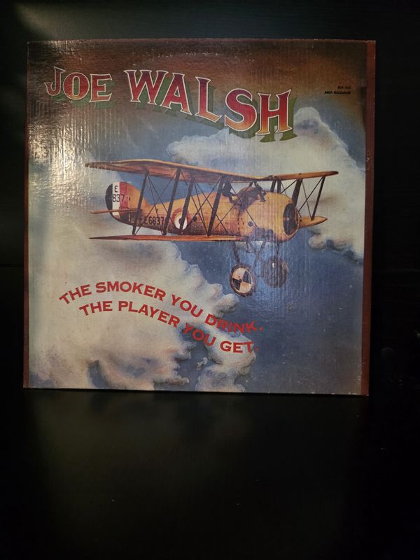 JOE WALSH THE SMOKER YOU DRINK THE PLAYER YOU GET (VG) DSX-50140 LP VINYL RECORD PRE OWNED