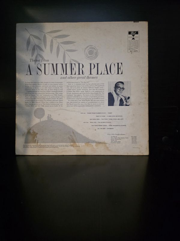 BILLY VAUGHN A SUMMER PLACE LP 12" VINYL RECORD PRE OWNED