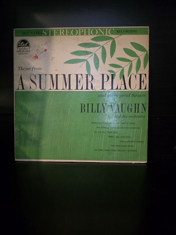 BILLY VAUGHN A SUMMER PLACE LP 12&quot; VINYL RECORD PRE OWNED