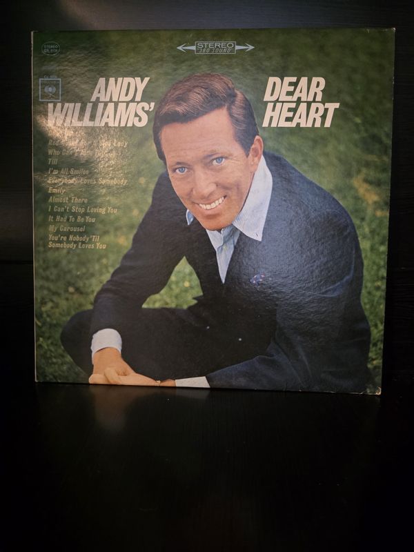 Andy Williams Dear Heart LP Columbia Records (1965) Pre Owned CS9138