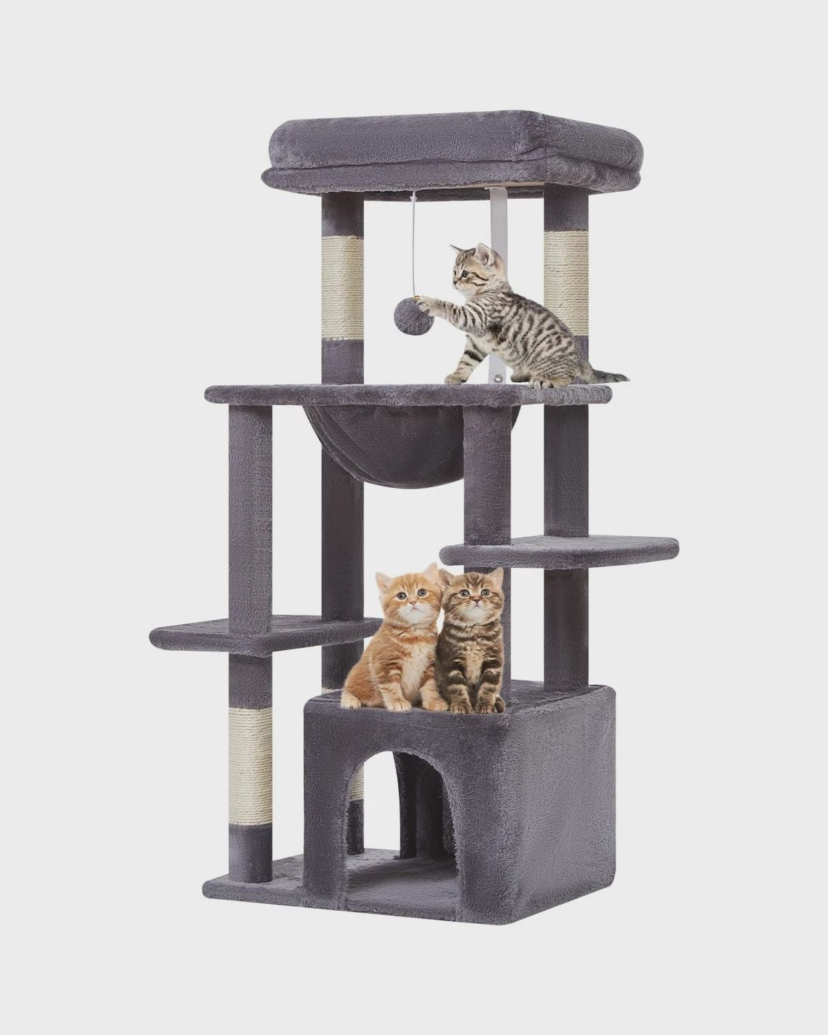 TAOQIMIAO Cat Tree,39.4-Inch Cat Tower for Indoor Cats,Suitable for Kittens with Luxuries NEW IN BOX