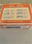 Lionel The Cat&#39;s Meow Village &quot;Santa Fe&quot; Passenger 6 Piece Wood Train Set